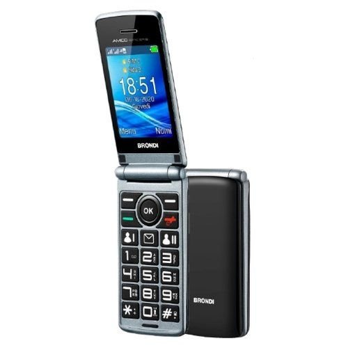 10282010.jpg BRONDI CELLULARE AMICO TUO 4G BLACK METAL