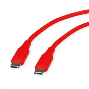 ROLINE CAVO USB COLORATO, 1M, ROSSO