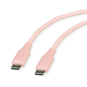 ROLINE CAVO USB COLORATO, 1M, ROSA