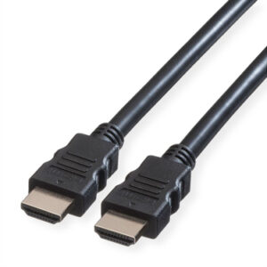 11445571ICE_.jpg ROLINE GREEN CAVO HDMI HIGH SPEED CABLE, M/M, BLACK, 1M