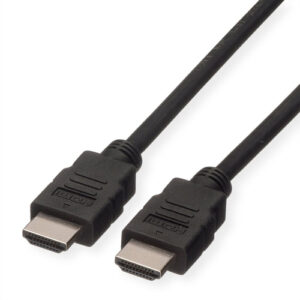 11445731ICE_.jpg ROLINE GREEN CAVO HDMI HIGH SPEED CABLE E ETHERNET, M M, BLACK, 1M