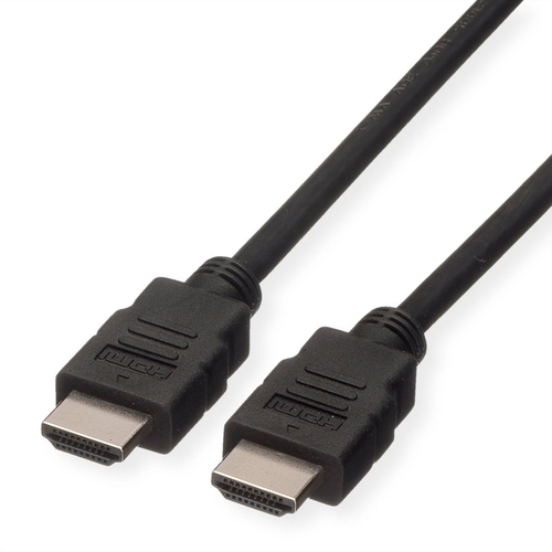11445732ICE_.jpg ROLINE GREEN CAVO HDMI HIGH SPEED CABLE E ETHERNET, M M, BLACK, 2M