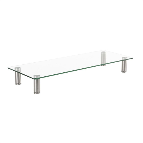 17023376ICE_.jpg ROLINE STAND PER MONITOR IN VETRO, CON PIEDINI METALLICI AGGIUSTABILI