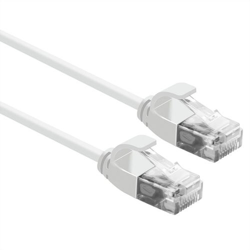 21150985ICE_.jpg ROLINE CAVO UTP DATA CENTER PATCHCORD CAT.6A CLASS EA LSOH SLIM BIANCO 5M