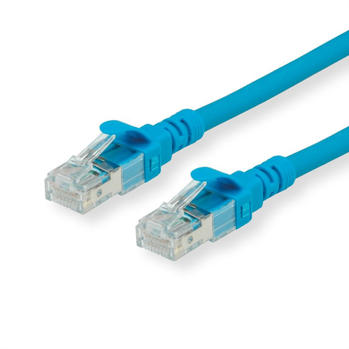 21152745ICE_.jpg ROLINE CAVO UTP PATICHCORD CAT.6A, COMPONENT LEVEL, LSOH, BC, AWG24, POE, BLU 5MT