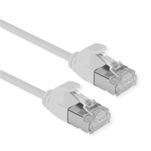 ROLINE CAVO DI RETE U/FTP DATACENTER PATCHCORD CAT.6A/CLASS EA, LSOH, SLIM, GRIGIO, 0.5M