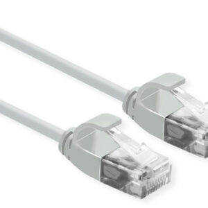 21153902ICE_.jpg ROLINE CAVO DI RETE UTP DATA CENTER PATCHCORD CAT.6A/CLASSE EA, LSOH, SLIM, GRIGIO, 0.5M