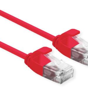21153917ICE_.jpg ROLINE CAVO UTP DATA CENTER PATCHCORD CAT.6A CLASS EA LSOH SLIM ROSSO 5M