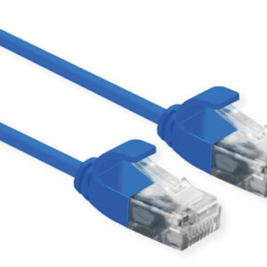21153942ICE_.jpg ROLINE CAVO UTP DATA CENTER PATCHCORD CAT.6A/CLASS EA, LSOH, SLIM, BLU, 0.5M