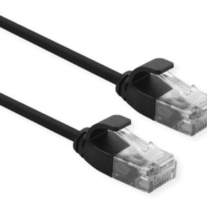 ROLINE CAVO UTP DATA CENTER PATCHCORD CAT.6A/CLASS EA, LSOH, SLIM, NERO, 0.5M