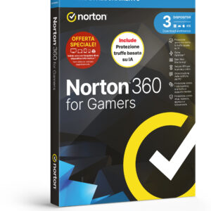 21483648.jpg NORTON 360 FOR GAMERS 2026-ANTITRUFFA- ATTACH - 3 DISPOSITIVI 12 MESI 50GB - IT BOX - SYMANTEC