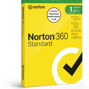 21483654.jpg NORTON 360 STANDARD 2026 - ANTITRUFFA- 1 DISPOSITIVO 12 MESI 10GB - IT BOX - SYMANTEC