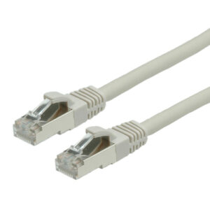21990701ICE_.jpg VALUE CAVO DI RETE S/FTP (PIMF) PATCHCORD CAT.6/CLASS E, LSOH, GRIGIO, 1M