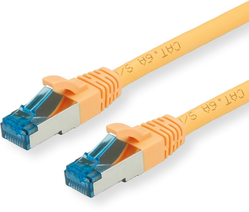 21991992ICE_.jpg VALUE CAVO S/FTP (PiMF) PATCHCORD CAT 6A, CLASS EA, GIALLO, 1,5M - ROLINE