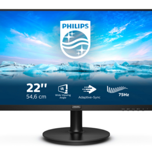 222V8LA.png PHILIPS MONITOR 21,5 LED VA 16:9 FHD 4MS 250 CDM, VGA/DP/HDMI, MULTIMEDIALE