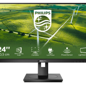242B1GICE_.jpg PHILIPS MONITOR 23,8 LED IPS 16:9 FHD 4MS 250 CDM, VGA/DVI/DP/HDMI, GREEN LINE, PIVOT, MULTIMEDIALE