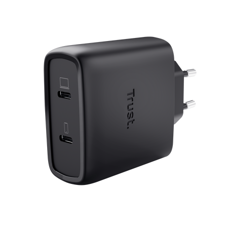 25525ICE_.png TRUST MAXO 65W 2P USB-C GAN CHARGER BLK