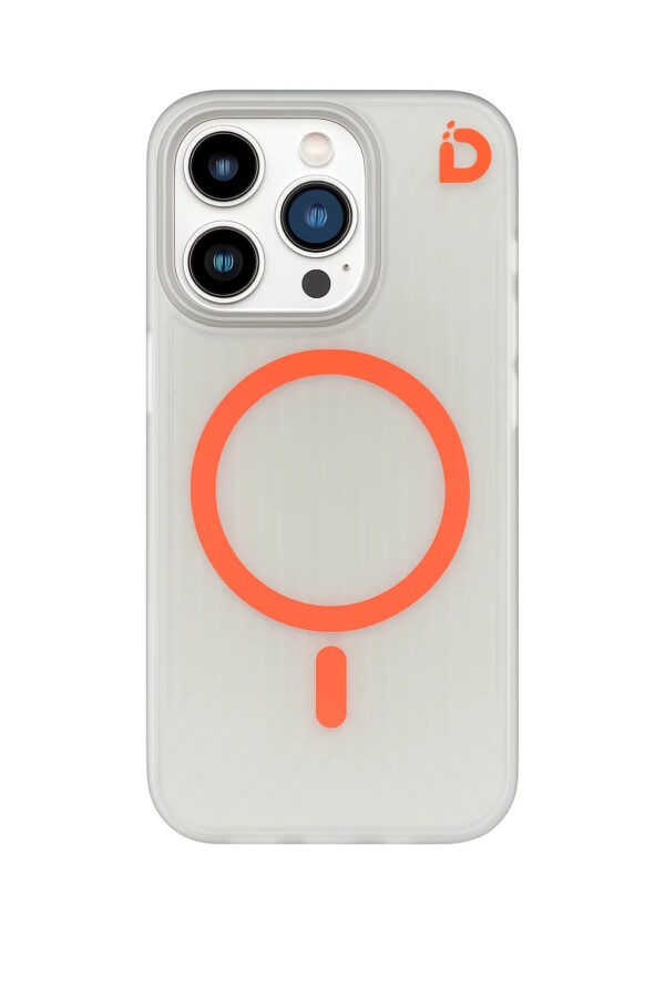 2729DUDE.jpg IDUDE COVER TANK MAGSAFE NEON IPHONE 14 ARANCIONE
