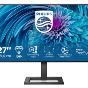 275E2FAE.png PHILIPS MONITOR 27" LED IPS QHD 16:9 1MS 75HZ, 350 CDM, DP/HDMI, REG ALTEZZA, MULTIMEDIALE