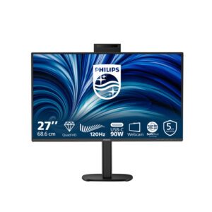 27B2U3601HICE_.jpg PHILIPS MONITOR 27 LED IPS QHD 16:9 4MS 350 CDM, PIVOT, USB-C HUB, WEBCAM, DP/HDMI, MULTIMEDIALE