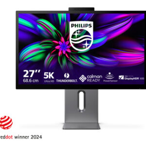 27E3U7903ICE_.jpg PHILIPS MONITOR 27 LED IPS 5K UHD 16:9 4MS 500 CDM, PIVOT, USB-C HUB, HDMI, MULTIMEDIALE