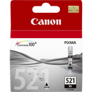 2933B001.jpg CANON CART INK SERBATOIO NERO CLI-521BK (CONTENUTO 9ML) X PIXMA IP4700