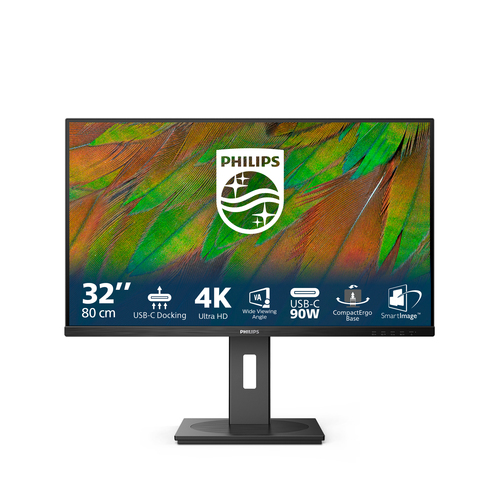 32B1U3900ICE_.jpg PHILIPS MONITOR 32 LED VA 4K UHD 16:9 4MS 350 CDM, PIVOT, DP/HDMI, MULTIMEDIALE