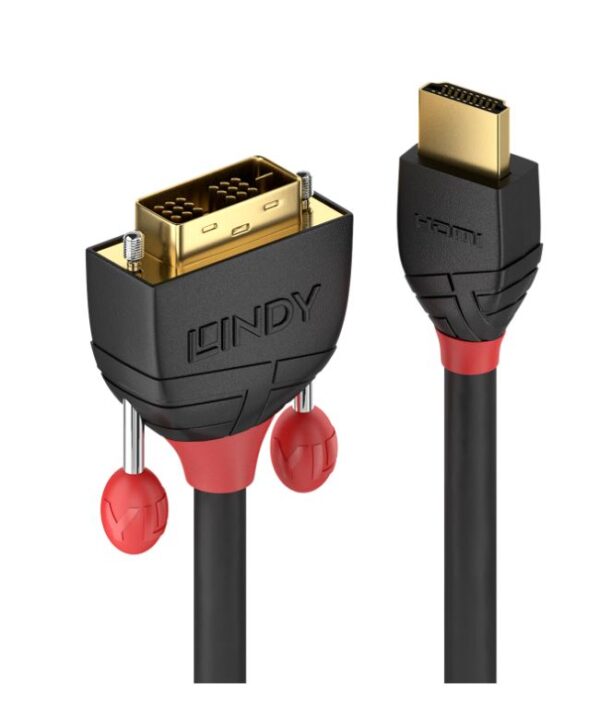 36272.jpg LINDY CAVO HDMI A DVI-D BLACK LINE, 2M