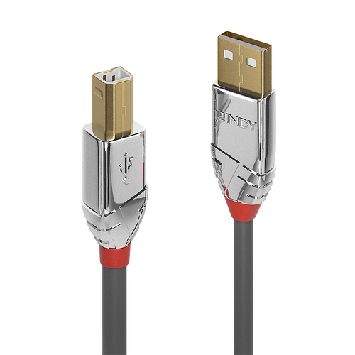 36643ICE_.jpg LINDY CAVO USB 2.0 A/B CROMO LINE 3M