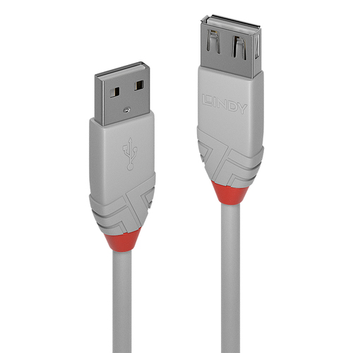 36711ICE_.jpg LINDY CAVO 0,5M USB 2.0 KABEL AM / AF, COOL GREY