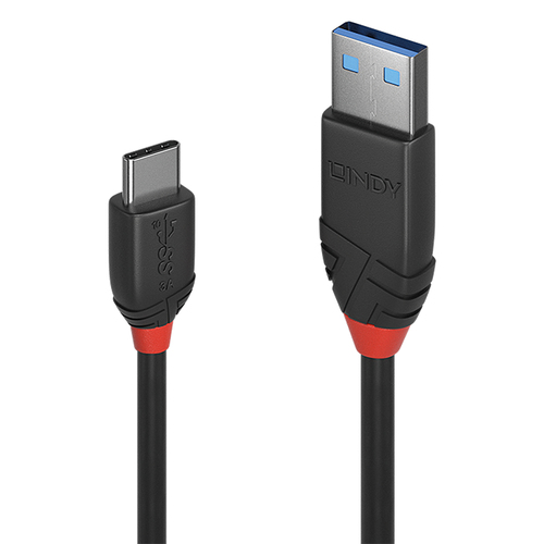 36915ICE_.jpg LINDY CAVO USB 3.1 TIPO C A A 3A BLACK LINE, 0.5M
