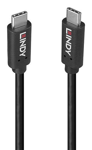 36976ICE_.jpg Cavo USB 3.2 tipo C, 20Gbps, PD 100W, GRS, 1m - USB Tipo C Maschio a C Maschio - LINDY