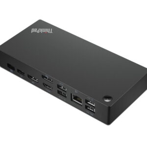 40AY0090EU.jpg LENOVO THINKPAD DOCKING STATION UNIVERSALE USB-C 1XUSB 2.0 3XUSB 3.1 1XUSB-C 2XDP 1XHDMI 1XETHERNET