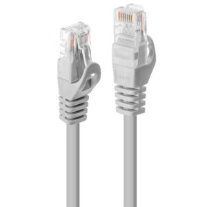 48164.jpg LINDY CAVO DI RETE CAT.6 U UTP BASIC 3MT CONNETTORE RJ45 NON SCHERMATO GRIGIO