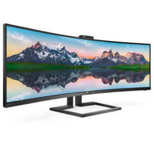 499P9HICE_.jpg PHILIPS MONITOR CURVO 49 LED VA SUPERWIDE 32:9 5120X1440 5MS 450CDM, HDMI/DP/USB, WEBCAM, DOCKING STATION USB-C, MULTIMEDIALE
