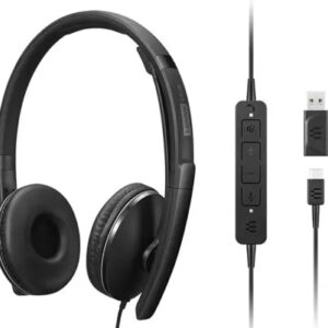 4XD1M45627ICE_.jpg LENOVO CUFFIE CABLATE ANC GEN 2 (TEAMS), CON CONVERTITORE USB-C a USB-A E CUSTODIA