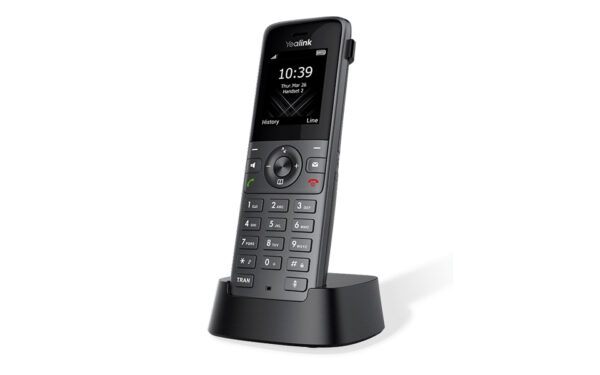 YEALINK TELEFONO CORDLESS DECT IP 10 ACCOUNT VOIP, 20 CHIAMATE, DISPLAY A COLORI, 35 ORE IN CHIAMATE