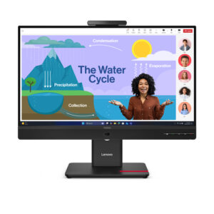 64B7UAT1EUICE_.jpg LENOVO MONITOR 23,8 LED IPS 16:9 FHD 6 MS 250 CDM, PIVOT, USB-C DOCK, WEBCAM, DP/HDMI, MULTIMEDIALE, T24D-4v
