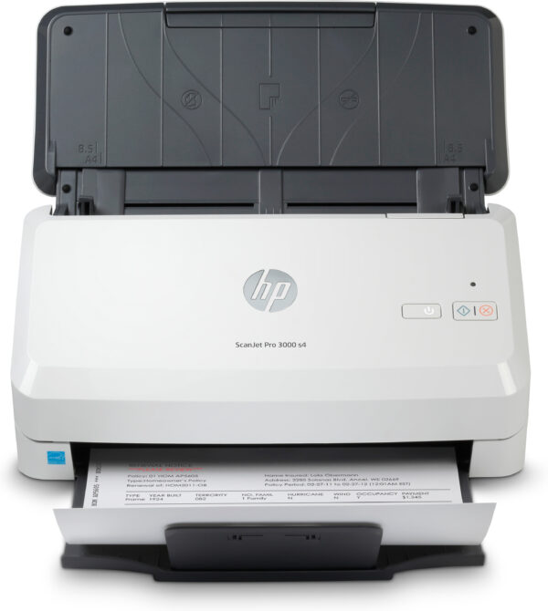 HP SCANNER DOCUMENTALE, SCANJET PRO 3000 S4, A4, 40 PPM, ADF, FRONTE/RETRO, USB