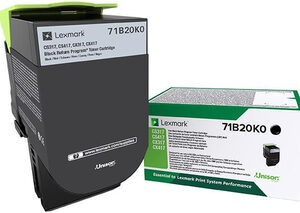 71B20K0.jpg LEXMARK TONER NERO PER CS/CX 317/417/517 3000PAG RETURN PROGRAM