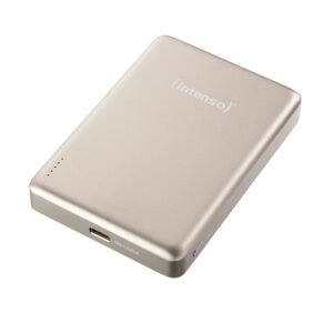 INTENSO POWER MAGNETIC  POWER BANK CHAMPAGNE 1000MAH CON CAVO DI RICARICA USB-C INTEGRATO