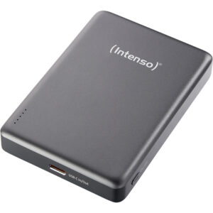 INTENSO POWER MAGNETIC POWER BANK GRIGIO 1000MAH  CON CAVO DI RICARICA USB-C INTEGRATO