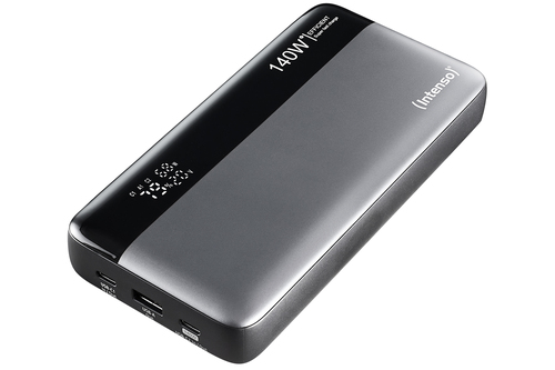7350060ICE_.jpg INTENSO POWER BANK HE25000 140 W, CARICA FINO 3 DISPOSITIVI, GRIGIO NERO