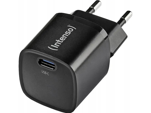 7803060ICE_.jpg INTENSO ALIMENTATORE FAST 30W 1 ENTRATA USB C, GAN, NERO