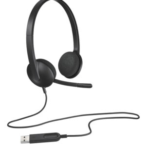 981000475.jpg LOGITECH CUFFIE CON MICROFONO H340, USB