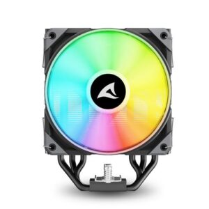 A50RGBBLACK.jpg SHARKOON DISSIPATORE AD ARIA 1X 120MM ARGB PWM FAN, 5X COPPER PIPES, DIRECT TOUCH, TDP 230W, EFFETTO