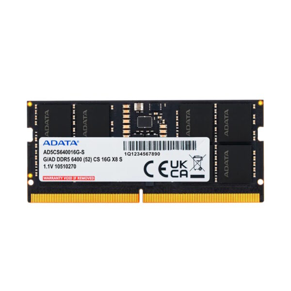 ADATA RAM CSO-DIMM 16GB DDR5 6400MHZ 1.1V