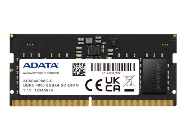 AD5S48008GS.jpg ADATA RAM SODIMM 8GB DDR5 4800MHZ