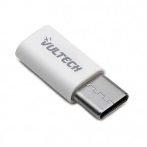 ADP01P.jpg VULTECH ADATTATORE MICRO USB 2.0 TO TYPE C-PLASTICA-BIANCO