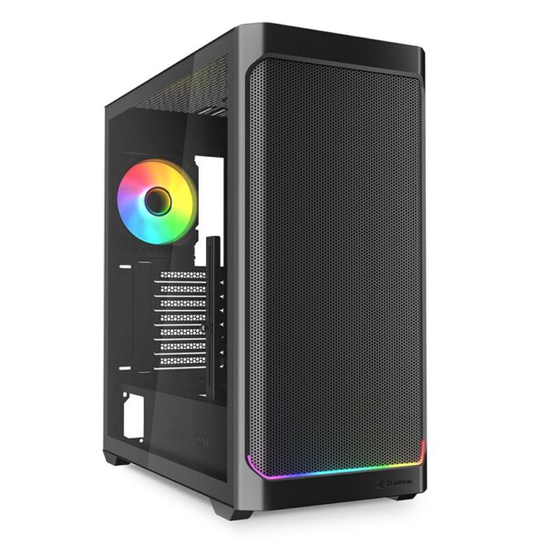 AK4WATXBLACK.jpg SHARKOON CASE AK4W ATX RGB STRIP BLACK